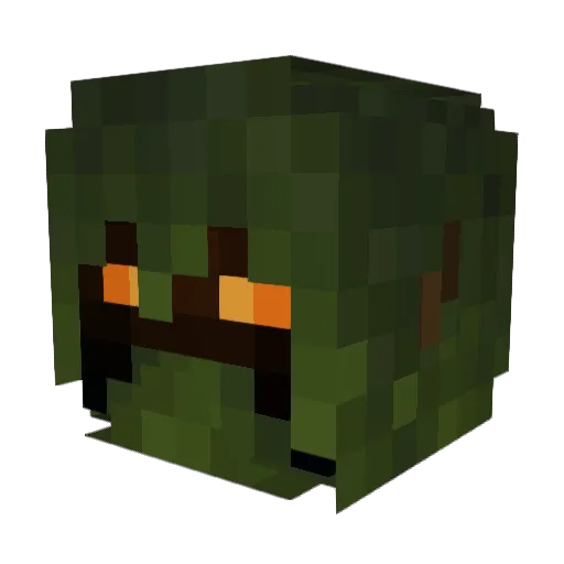Leompff Minecraft avatar head, 3D render
