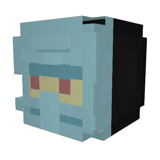 Leon060911 Minecraft avatar head, 3D render