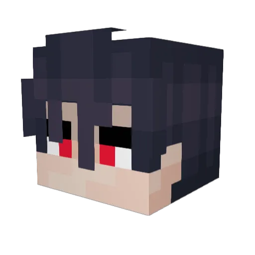 Leon2502 Minecraft avatar head, 3D render