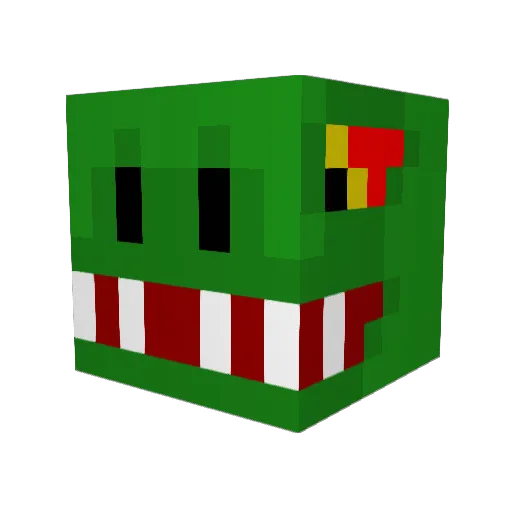 Leon790627 Minecraft avatar head, 3D render