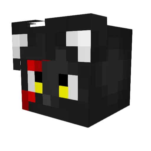 LeonArgentis Minecraft avatar head, 3D render