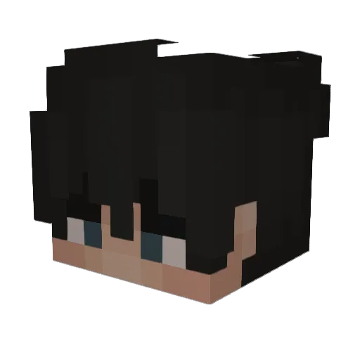 LeonGaming5588 Minecraft avatar head, 3D render