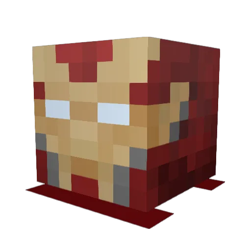 LeonLovesMarv3l Minecraft avatar head, 3D render