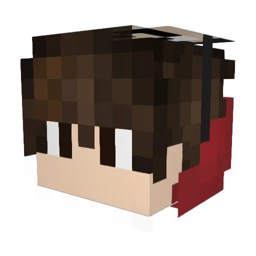 LeonLveDe Minecraft avatar head, 3D render