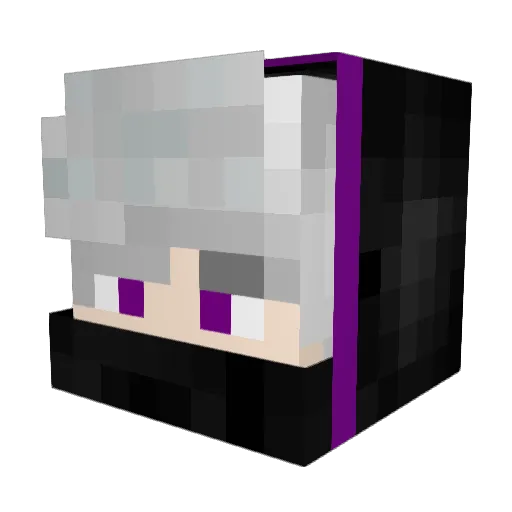 LeonOnCrecki Minecraft avatar head, 3D render