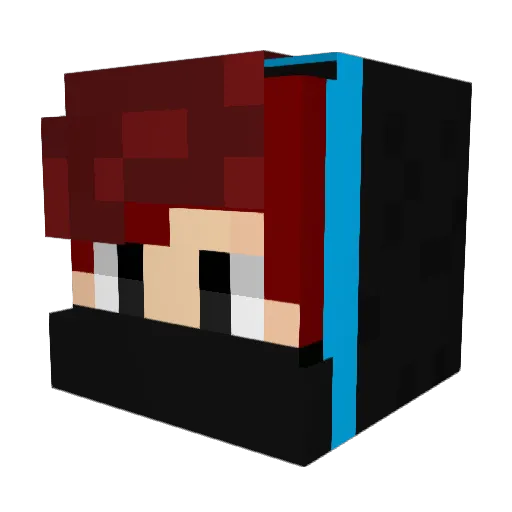 LeonStar12 Minecraft avatar head, 3D render