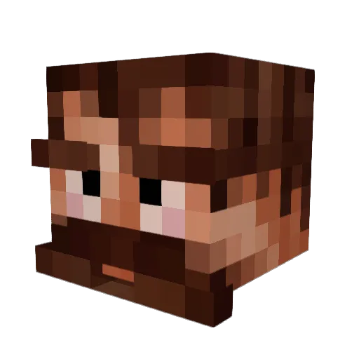 LeonTobias2000 Minecraft avatar head, 3D render