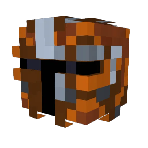 LeonYCami Minecraft avatar head, 3D render