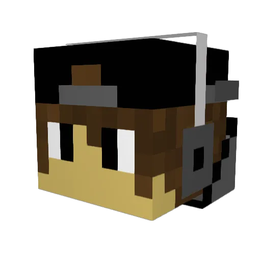 Leon_251HD Minecraft avatar head, 3D render