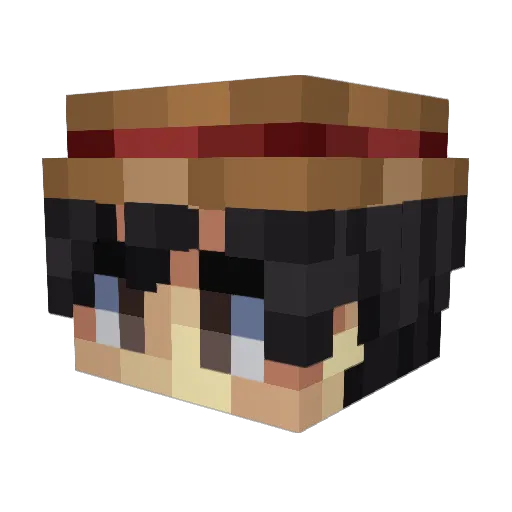 Leon_264 Minecraft avatar head, 3D render