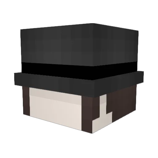 Leon_wk Minecraft avatar head, 3D render