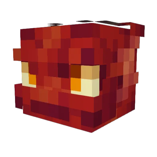 Leonaidae Minecraft avatar head, 3D render