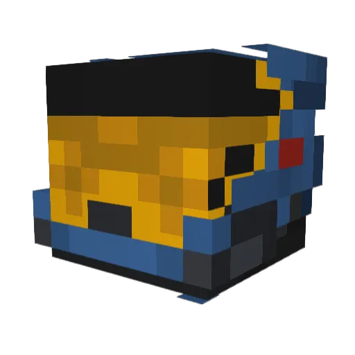 Leonard_L_Church Minecraft avatar head, 3D render