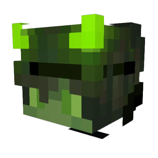 Leonard_OH Minecraft avatar head, 3D render