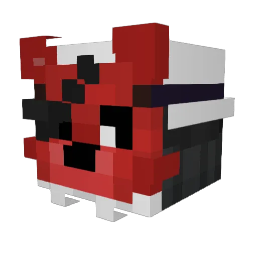 LeonardoBatata Minecraft avatar head, 3D render