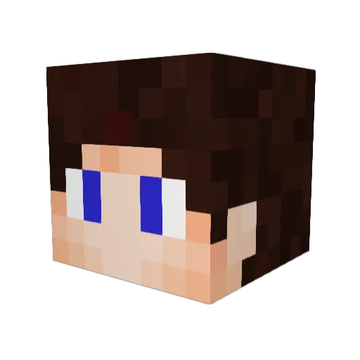 LeonardoPB Minecraft avatar head, 3D render