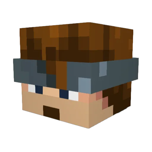LeonardoTheMtnt Minecraft avatar head, 3D render