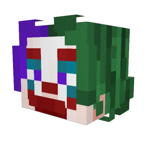 LeonardoXXXX Minecraft avatar head, 3D render