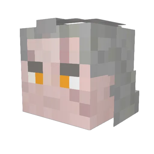 Leondarkfury Minecraft avatar head, 3D render