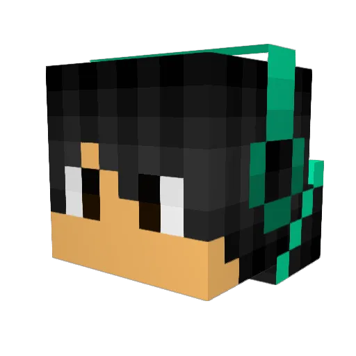 Leone1432 Minecraft avatar head, 3D render