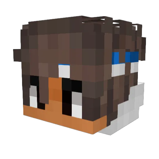 Leonel_ARG Minecraft avatar head, 3D render