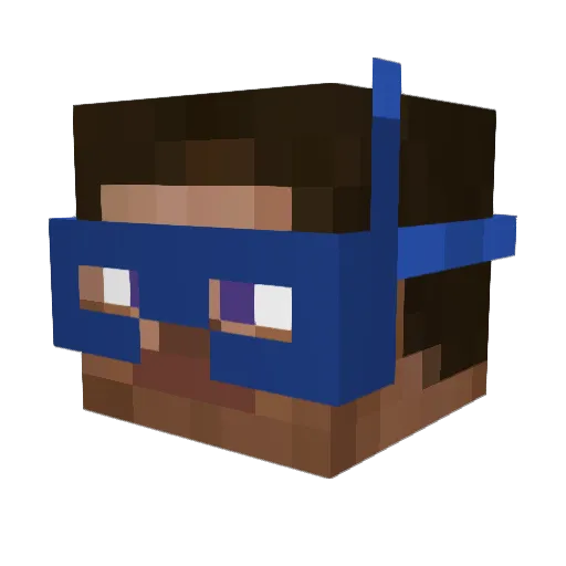 Leonelsito Minecraft avatar head, 3D render