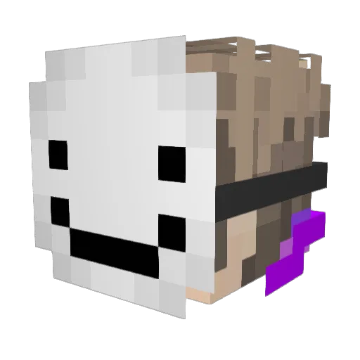 Leoner_201 Minecraft avatar head, 3D render