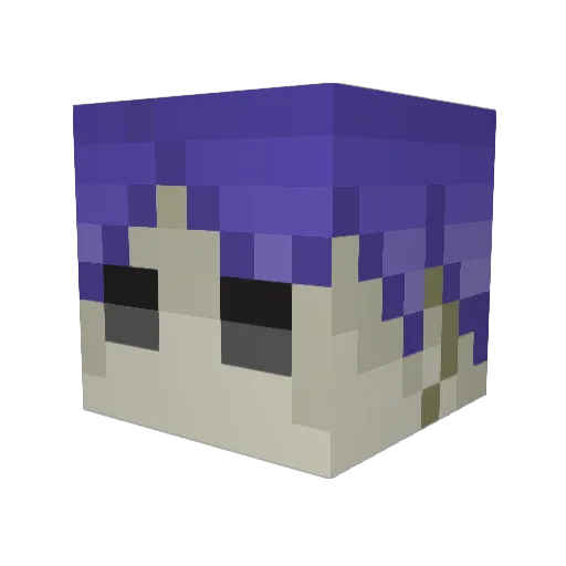 LeonexWan Minecraft avatar head, 3D render