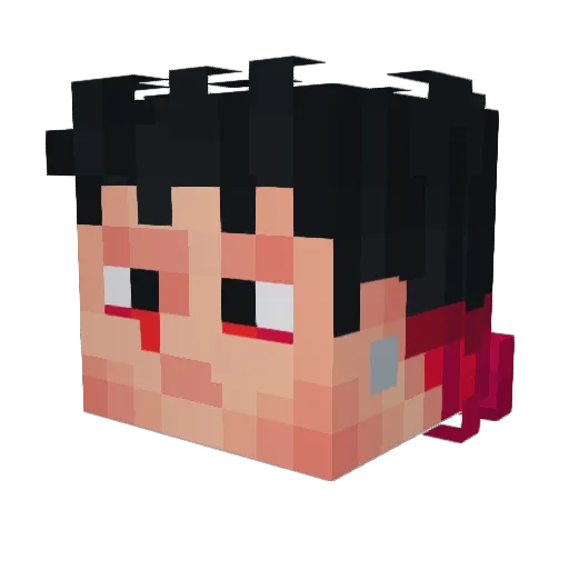LeonidAbramovich Minecraft avatar head, 3D render