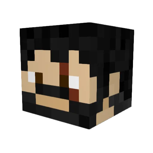 Leonidas03 Minecraft avatar head, 3D render