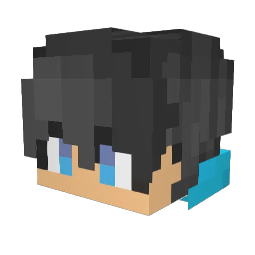 Leonidas1101 Minecraft avatar head, 3D render