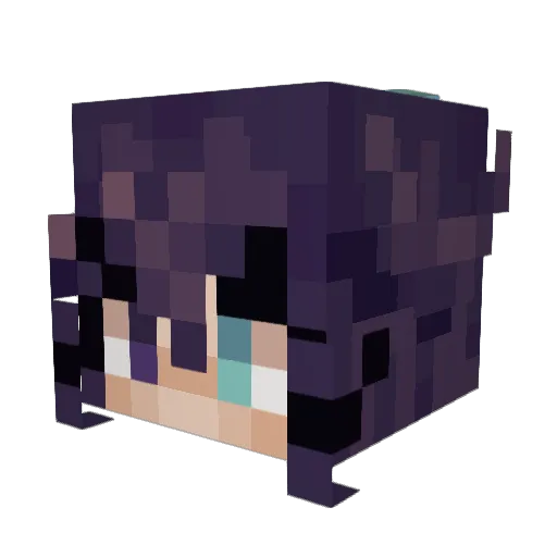 Leonidas300_ Minecraft avatar head, 3D render