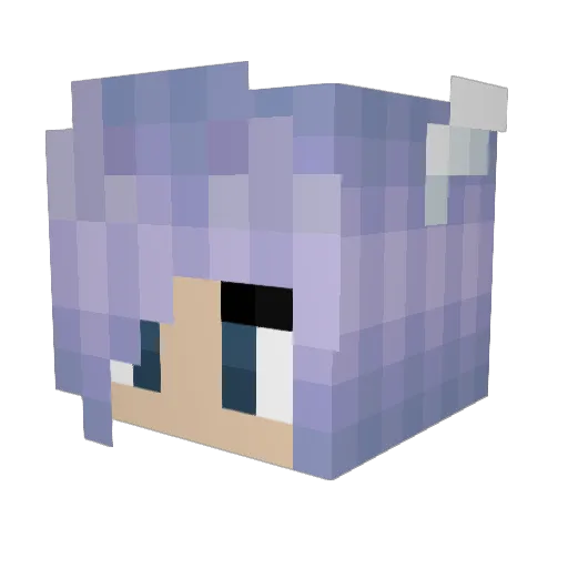 Leonie2723 Minecraft avatar head, 3D render