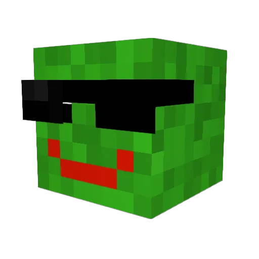 Leonie7590 Minecraft avatar head, 3D render