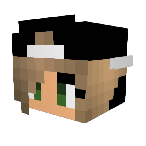 Leonieb03 Minecraft avatar head, 3D render