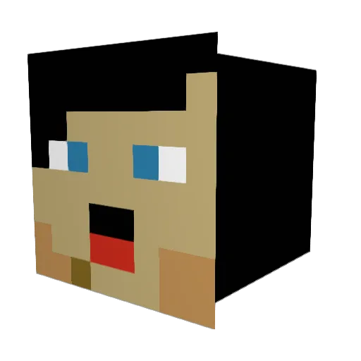 Leonnidas43 Minecraft avatar head, 3D render
