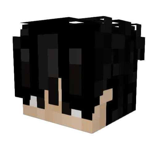 Leononline Minecraft avatar head, 3D render