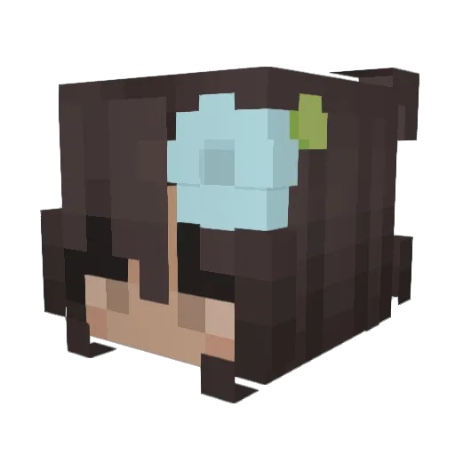 Leonshnid Minecraft avatar head, 3D render