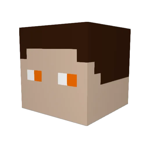 Leonski1611 Minecraft avatar head, 3D render