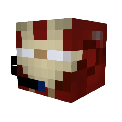 LeopardMan1999 Minecraft avatar head, 3D render