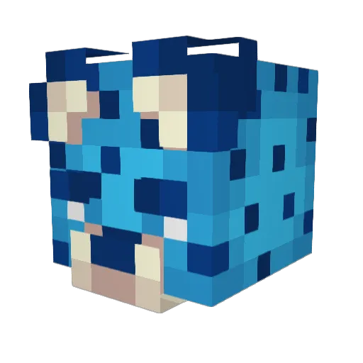 Leopard_XL Minecraft avatar head, 3D render
