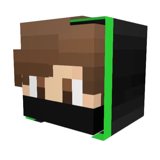 Leopold_VI Minecraft avatar head, 3D render