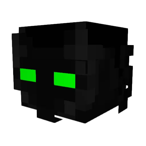 Leopoldpaul Minecraft avatar head, 3D render