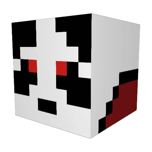 Leopolt1 Minecraft avatar head, 3D render