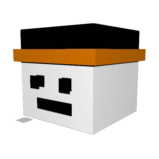 Leos5055 Minecraft avatar head, 3D render
