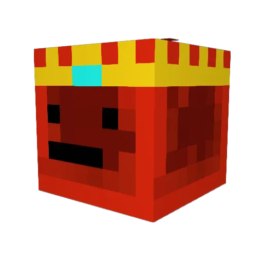 Leoskyll Minecraft avatar head, 3D render