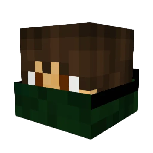 Leoth2000 Minecraft avatar head, 3D render