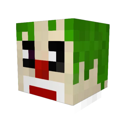 Leotus Minecraft avatar head, 3D render