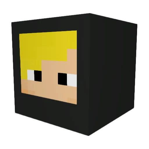 Leox163933 Minecraft avatar head, 3D render