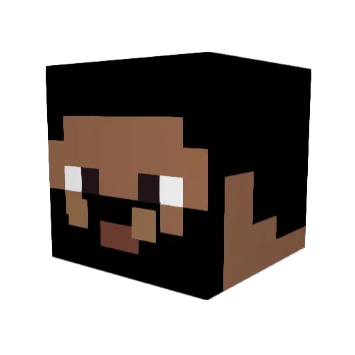 Leoylkool Minecraft avatar head, 3D render